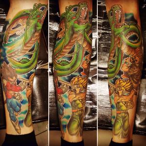 Dbz leg sleeve :) 