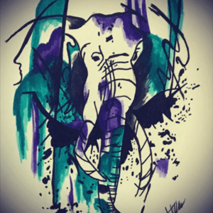 #elephant #colour #watercolour 