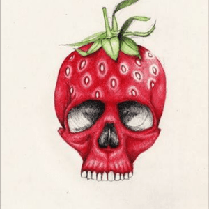 #strawberryskull #strawberry #skull #fruit 