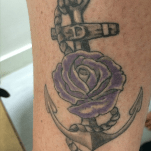 Rose and anchor
