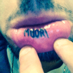 ☠️☠️#death #muori #mouth #tattooart #tatouage #in #da #face 