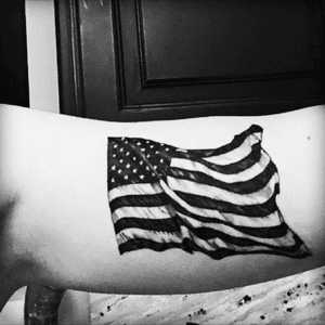 American flag 🇺🇸 By Brian at Dogstar Tattoo Company in Durham, NC.