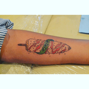 "Elote" design  by Kari Camacho, ink bye me!