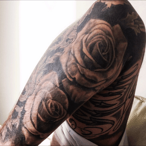 Roses on forearm 