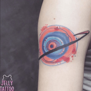 #jellytattoo #planet #watercolor 