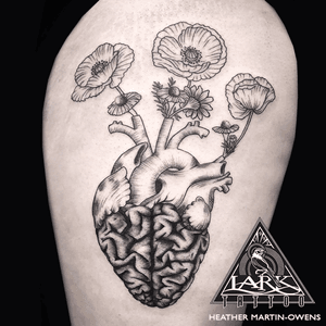 Tattoo by Lark Tattoo artist Heather Martin-Owens See more of Heather's work: http://www.larktattoo.com/long-island-team-homepage/heather/#AnatomicalHeart #AnatomicalHeart #etching #etchingtattoo #bookplate #bookplatetattoo #heart #hearttattoo #dotwork #dotworktattoo #tattoodotwork #flowertattoo #bngtattoo #blackandgraytattoo #blackandgreytattoo #bngsociety #braintattoo #AnatomicalBrain #AnatomicalBrainTattoo #tattoo #tattoos #tat #tats #tatts #tatted #tattedup #tattoist #tattooed #inked #inkedup #ink #tattoooftheday #amazingink #bodyart #tattooig #tattoosofinstagram #instatats  #larktattoo #larktattoos #larktattoowestbury #westbury #longisland #NY #NewYork #usa #art