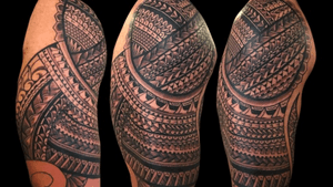 Contemporary Polynesian Half Sleeve by Clutch