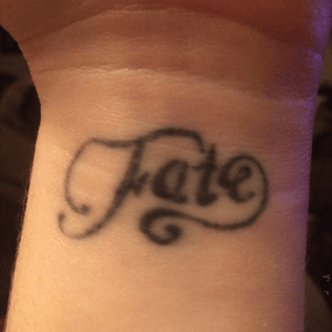 Wrist tattoo