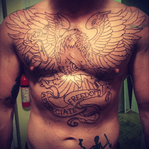 Day one of new chest piece.