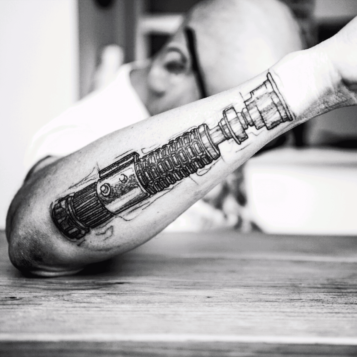 Yours Truly Tattoo  ObiWans lightsaber by Travis  Facebook