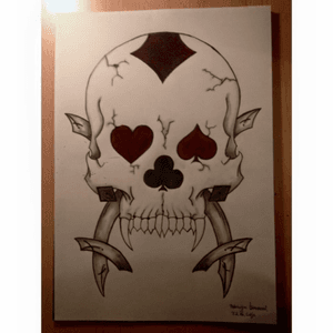#skull #cards #drawing 