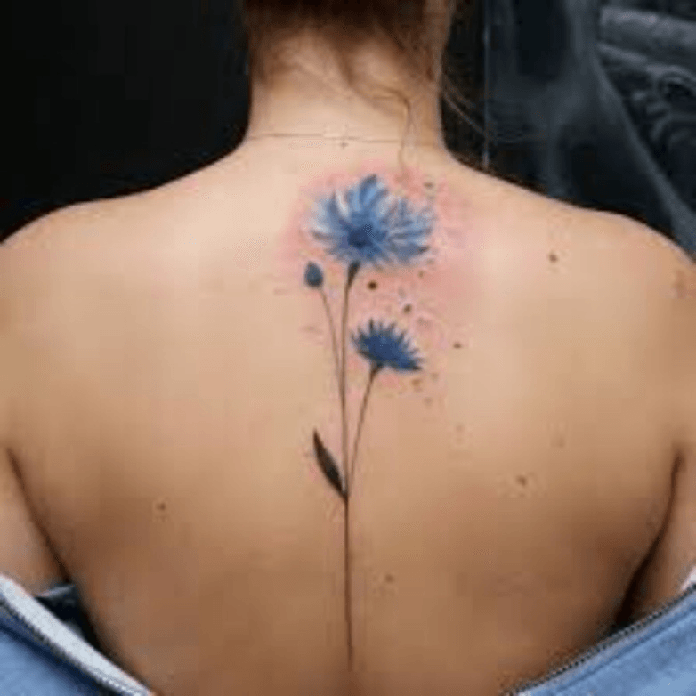 Cornflower Tattoo Images Browse 506 Stock Photos  Vectors Free Download  with Trial  Shutterstock