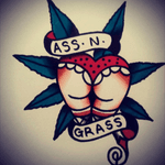 Ass n grass #butt #oldschool 