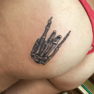 Butt tattoo #butttattoo  #skulltattoo 