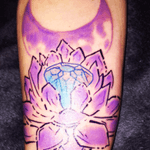 #lotus #flower #sailormooncrystal #diamond #purple #watercolor 