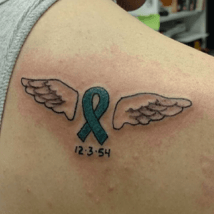 My sister's first tattoo she got yesterday!