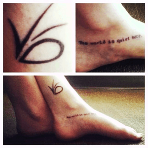 tattoo idea #ankle #ideas #quote #infernaldevices