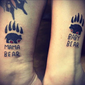 Momma/Baby bear  mother /Daughter tattoos