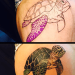 Sea turtle tattoo
