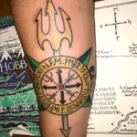  #Compass and #Trident by Mathew Shivers@ArtExposion South Tampa FL #J.R.R.Tolkien #lordoftherings #TheHobbit 