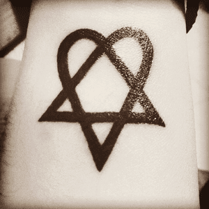 First (13/09/2013) #heartagram #heartagramtattoo #wrist #HIM #metal #lovemetal #music #HIMsters #musiclovers