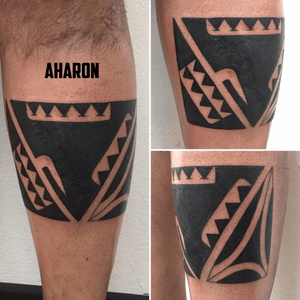 Marquesan tattoo, cover up by @aharon_tattooing