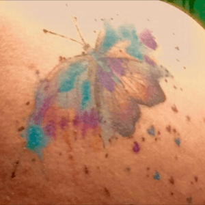 #butterfly #watercolor #auatralian #artist - #tattoo by #SmelWink #victimsofink  