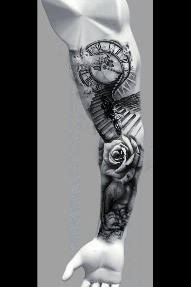 Clock tattoo by Niki Norberg  Design of TattoosDesign of Tattoos