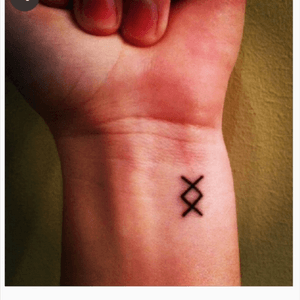 Viking symbol meaning when you have will everything can happen #vikingsymboltattoo 