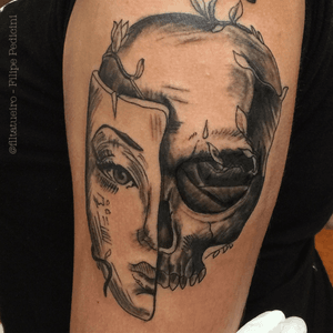 Done with Electric Ink/Everlast Pigments... Marque sua tattoo pelo tel/whats 13 996050441 #tattoo #tatuagem #ink #electricinkusa #studiotattoo #tattoostudio #tattoohousestudio #everlast #electra #electricink #santos #santoscity #baixada #radtattoos #InkFreakz #tattoo2me #grupoamazon #UsoEasyInn #ArtInnTattoo #tattoorealismo #realistictattoo #draw #art #arte #electricink #thenewcustom #wear #vestuario #skull 