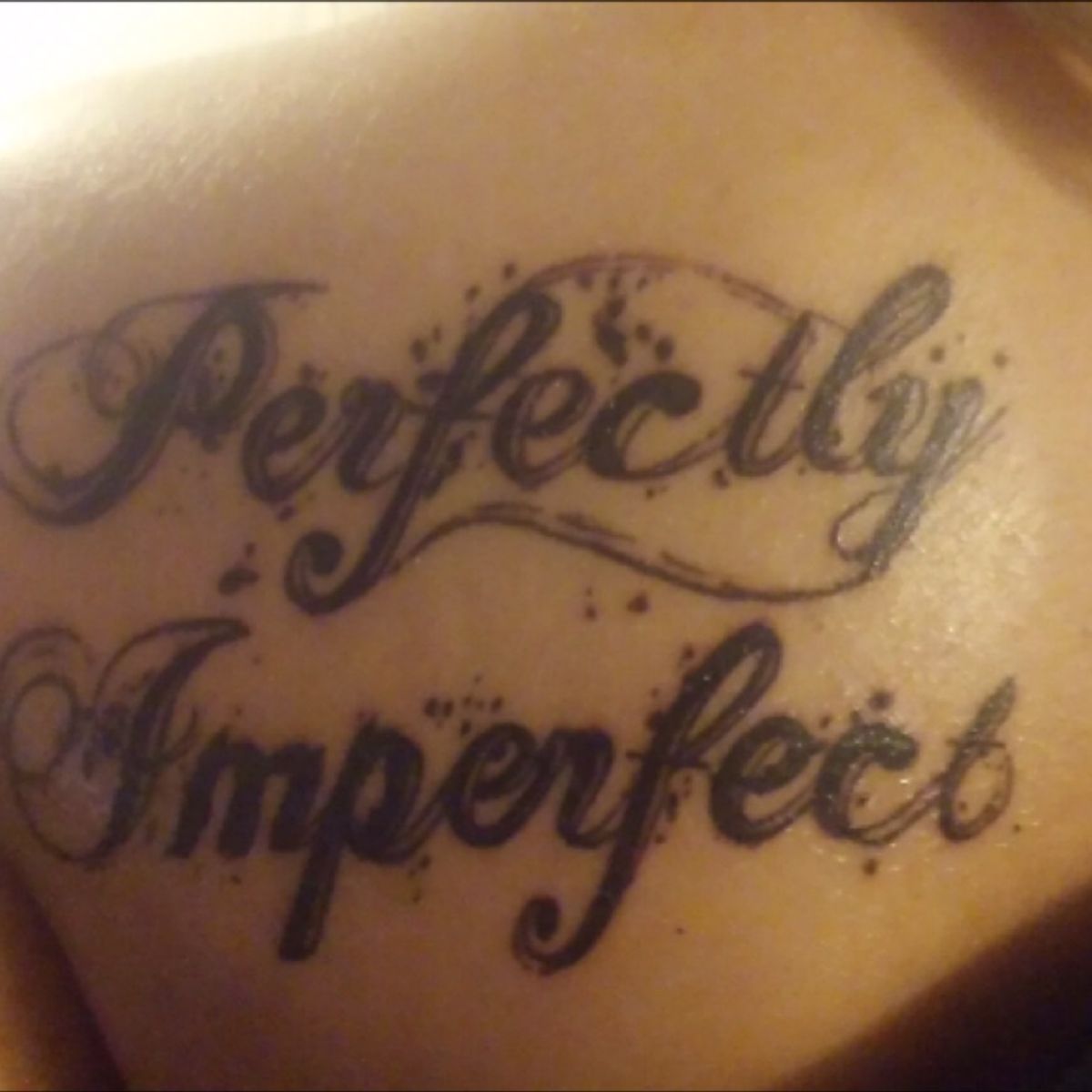 Tattoo uploaded by Angel • Because your imperfections are what make you