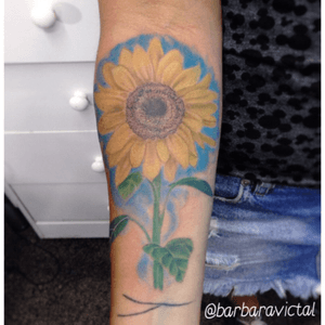 Sun Flower. #tattoo #TattooDo #sunflower #flower #flowertattoo