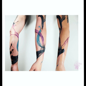 #abstracttattoo #coverup #coveruptattoo #watercolortattoo #watercolour #painting 