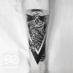By RO. Robert Pavez • Joan Owl • Studio Seny Tattoo • Barcelona - Spain 2017 • #engraving #dotwork #etching #dot #linework #geometric #ro #blackwork #blackworktattoo #blackandgrey #black #tattoo #owl #owltattoo 