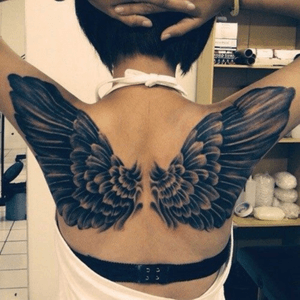 #wings #angel #blackandgray 