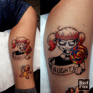 Zombie girl , Flash model and tattoo by RedFox (set Dark consumers) .....#tattoo #zombie #eternalink #naughty #flash