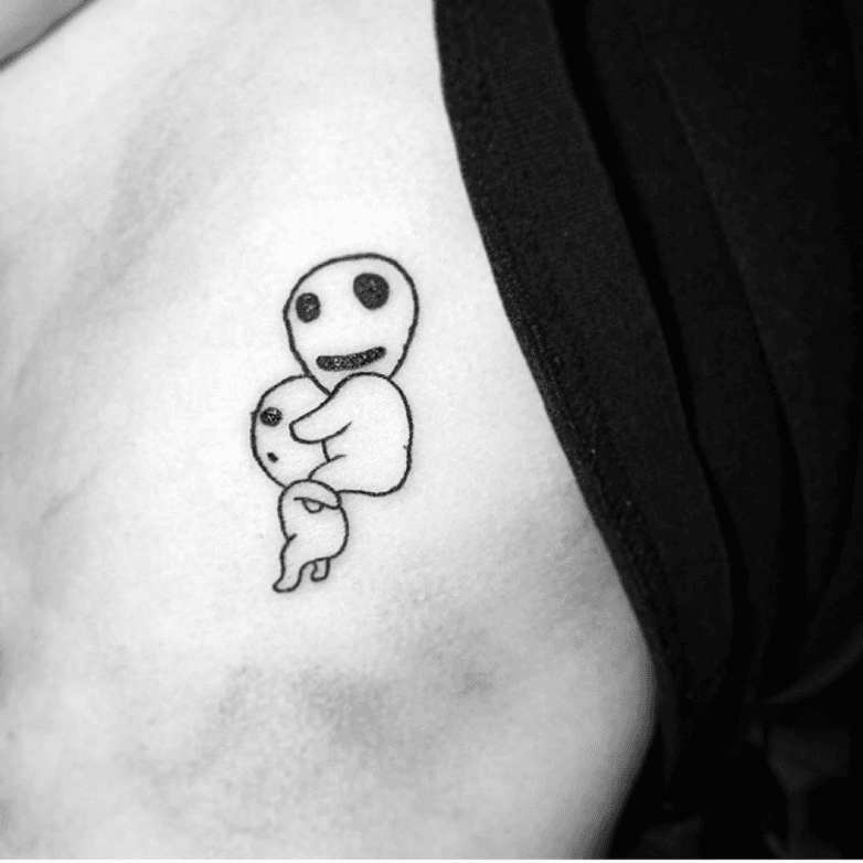 Kodama or Tree Spirit My first tattoo from a Friday the 13th flash sale  at Frisco Tattoo in Rogers AR by Jessica  rtattoos