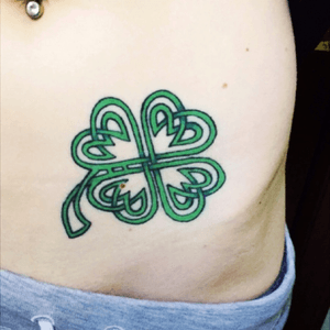 My four leaf clover #clover #irish #clovertattoo #celtic #irishtartoo