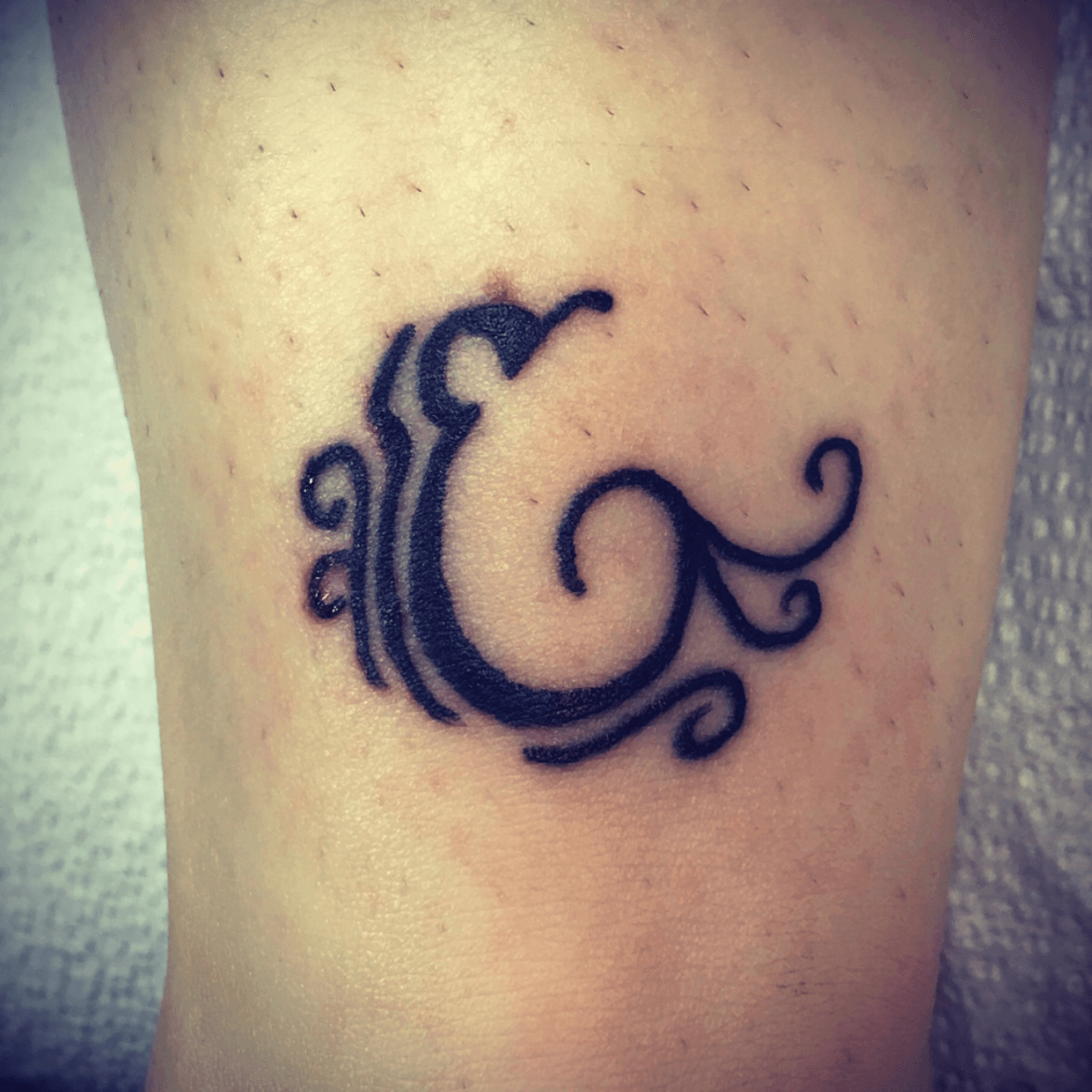 Tattoo uploaded by Kaylin Kerchner  Ampersand broken infinity meaning  nothing lasts forever but there is always an and ampersand legtattoo   Tattoodo
