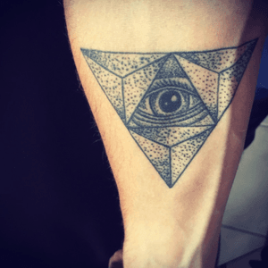 L'occhio del grande architetto #eye #triangle #godeye #3 #tattoo 