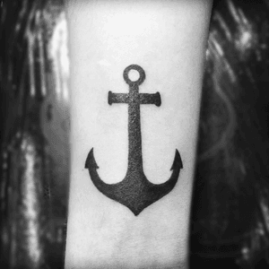 #anchor #tattoo #blackink #sailor #cheyennehawk 