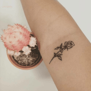 Small rose tattoo #rose 