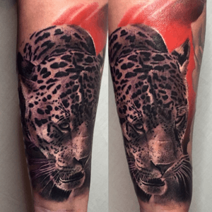 #jaguar #realistic #colour #tattoo #
