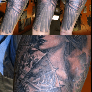 Kami Artist Ivan Estevez at SixGunz Tattoo.