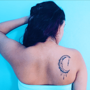 My first tattoo ever! Moonlight by Brielle Wilson🌙💡✨