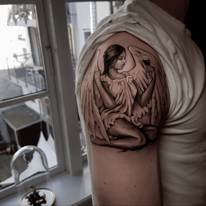 Top 57+ angel rose tattoo artist best - thtantai2