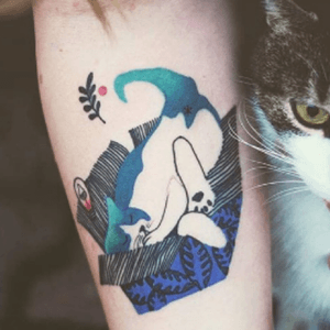 #megandreamtattoo #meganmassacrecontest I'd love to see one of my cats stylized by Megan with many colors and themed on something nice. And with an eye patch to symbolize my female cat that doesn't have an eye and all the injuries my cats had before coming to my home. Please, Megan!! Please, Tattoodo!