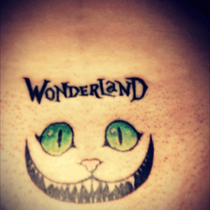 My tattoo #aliceandwonderland #cat #wonderland 