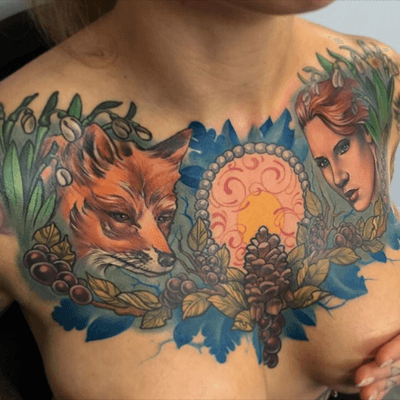 #chest #fox #portrait 