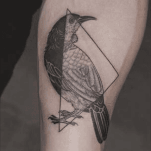 Raven by Tritoan Ly #raven #tattoodo #tritoanly #animaltattoos #ink 